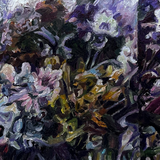 Flower Glitch Oil Painting