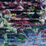 Flower Glitch Oil Painting